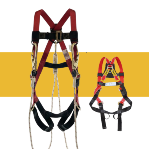 BST Full Body Harness TE6114-1 With Double Rope Lanyard and Absorber Fall Protection